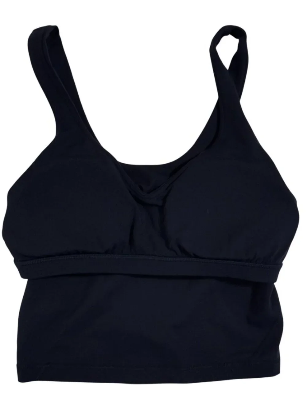 lululemon Align Tank Top Black Size 6 Nulu Built In Bra Yoga LW1DTWS